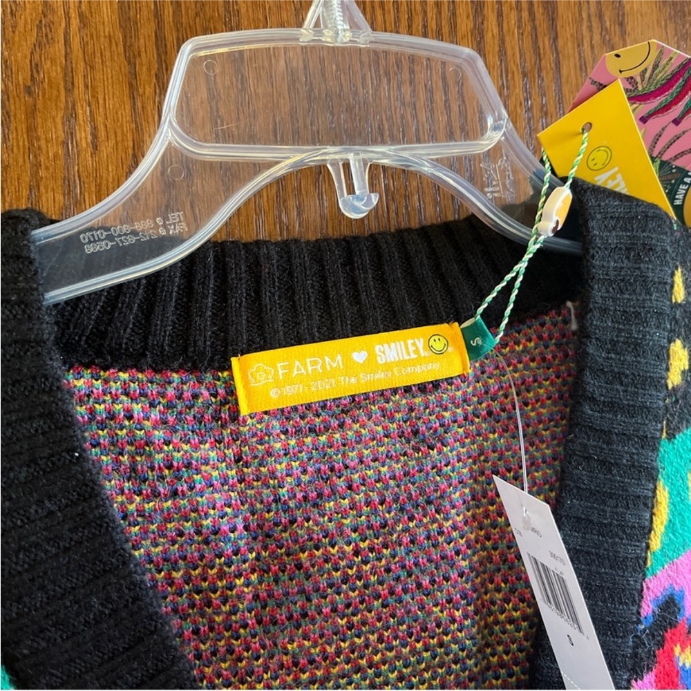 Farm Rio Smile Ainika Smiley Cardigan - Picture 5 of 7